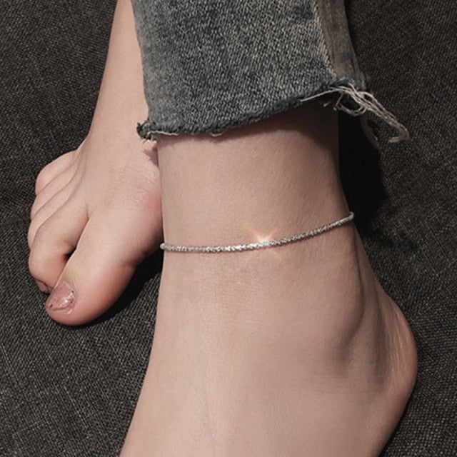Vlaroni Premium Fußband (925 Silber)